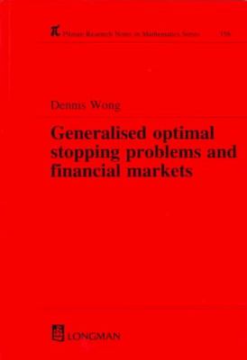 Generalized Optimal Stopping Problems and Financial Markets