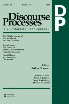 Effects of Personal Involvement in Narrative Discourse : A Special Issue of Discourse Processes