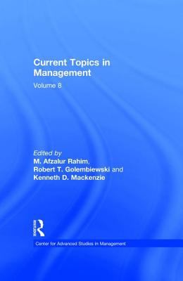 Current Topics in Management : Volume 8