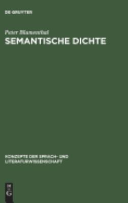 Semantische Dichte : Assoziativität in Poesie und Werbesprache