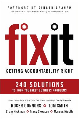 Fix It : Getting Accountability Right