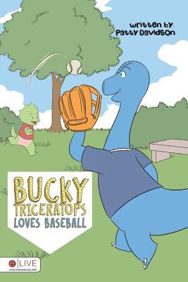 Bucky Triceratops Loves Baseball