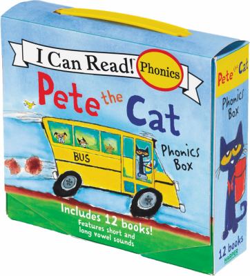 Pete the Cat 12-Book Phonics Fun! : Includes 12 Mini-Books Featuring Short and Long Vowel Sounds