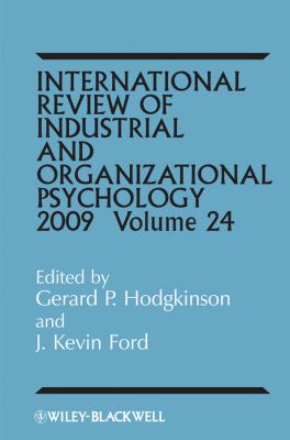 International Review of Industrial and Organizational Psychology 2009