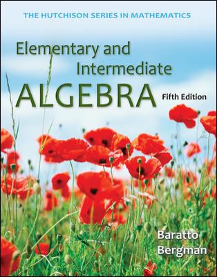 Elementary and Intermediate Algebra
