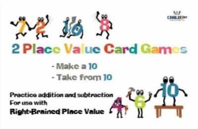 Right-Brained Place Value Add and Subtract 10s Cards