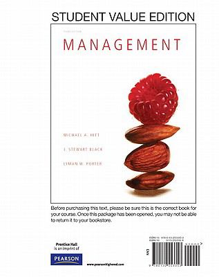 Management, Student Value Edition