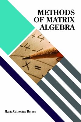 Methods of Matrix Algebra