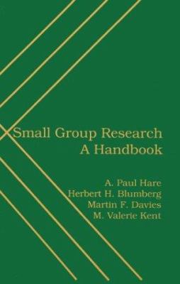 Small Group Research : A Handbook
