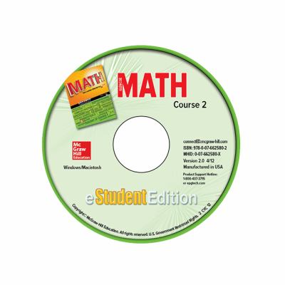 Glencoe Math, Course 2, EStudentEdition CD-ROM
