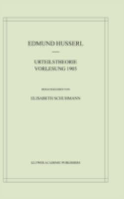 Urteilstheorie - Vorlesung 1905