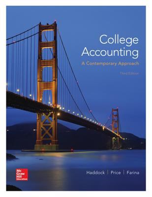College Accounting (a Contemporary Approach) with Connect Plus