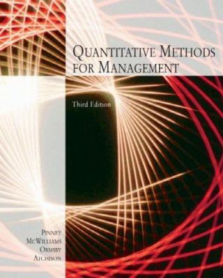 Quantitative Methods for Management