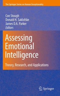 Assessing Emotional Intelligence : Theory, Research, and Applications