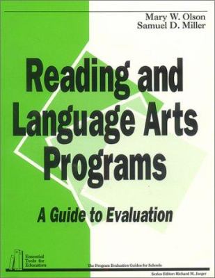 Reading and Language Arts Programs Vol. 4 : A Guide to Evaluation