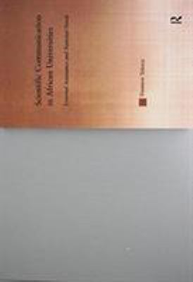 Scientific Communication in African Universities : External Assistance and National Needs