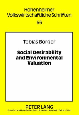 Social Desirability and Environmental Valuation