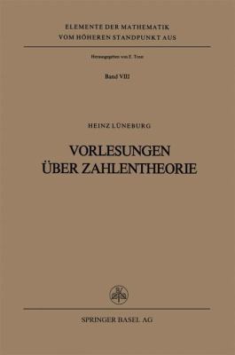 Vorlesungen über Zahlentheorie