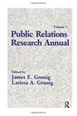 Public Relations Research Annual : Volume 1
