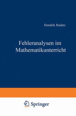 Fehleranalysen Im Mathematikunterricht
