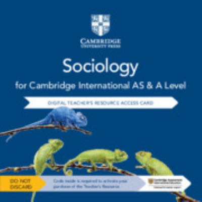 Cambridge International AS and a Level Sociology Digital Teacher's Resource Access Card