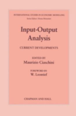 Input-Output Analysis : Current Developments