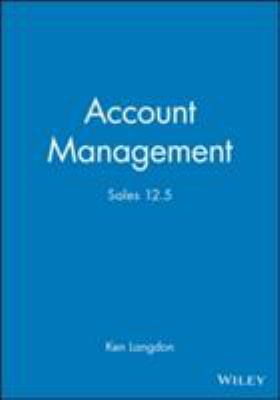 Account Management : Sales 12. 5
