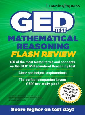 GED Test - Mathematical Reasoning : Flash Review