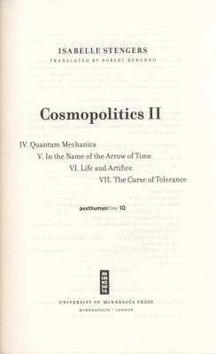 Cosmopolitics II