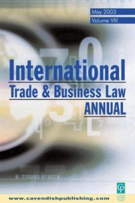 International Trade and Business Law Review : Volume VIII