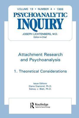 Attachment Research and Psychoanalysis Pt. 1 : Psychoanalytic Inquiry, 19. 4