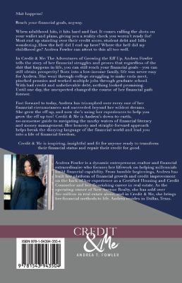 Credit and Me : The Adventures of Growing the Eff Up