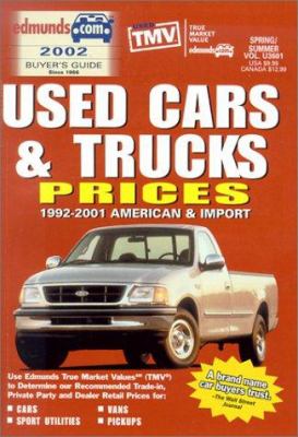 Used Cars and Truck Prices 2002 : 1992-2001, American and Import