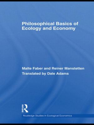 Philosophical Basics of Ecology and Economy