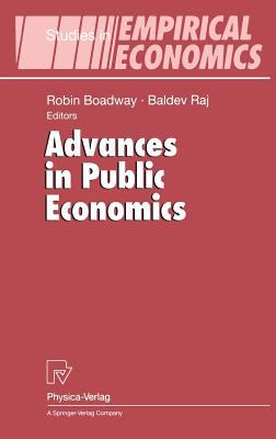 Advances in Public Economics