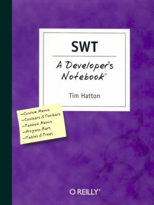 SWT: a Developer's Notebook