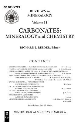 Carbonates : Mineralogy and Chemistry