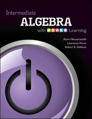 Intermediate Algebra with P. O. W. E. R. Learning with ALEKS 18 Week Access Card