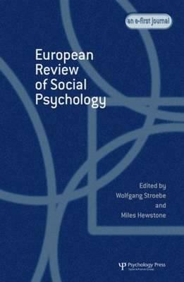 European Review of Social Psychology: Volume 16