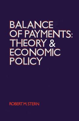 Balance of Payments : Theory and Economic Policy