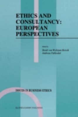 Ethics and Consultancy : European Perspectives