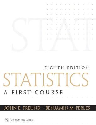 Statistics : A First Course