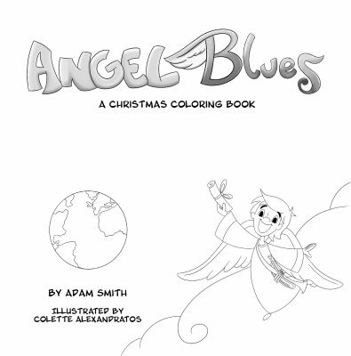 Angel Blues : A Christmas Coloring Book