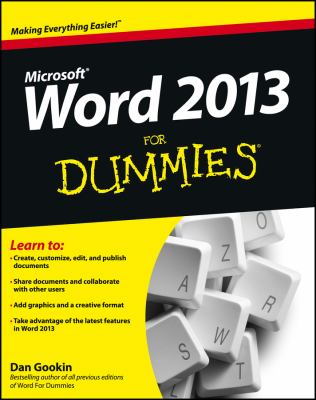 Word 2013 for Dummies