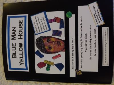 Blue Man Yellow House