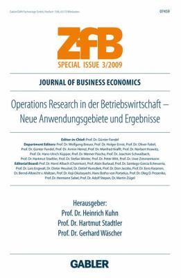 Operations Research in der Betriebswirtschaft : Neue Anwendungsgebiete und Ergebnisse