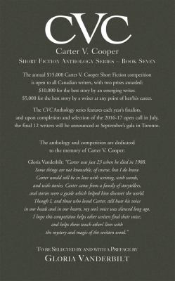CVC 7 : Carter V Cooper Short Fiction Anthology, Book Seven