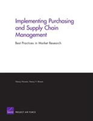 Implementing Purchasing and Supply Chain Management : Best Practices in Market Research