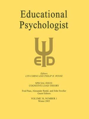 Cognitive Load Theory : A Special Issue of Educational Psychologist