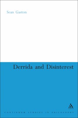 Derrida and Disinterest